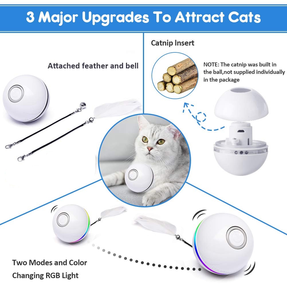 Automatic Smart Cat Toys Ball - Nekoby Automatic Smart Cat Toys Ball