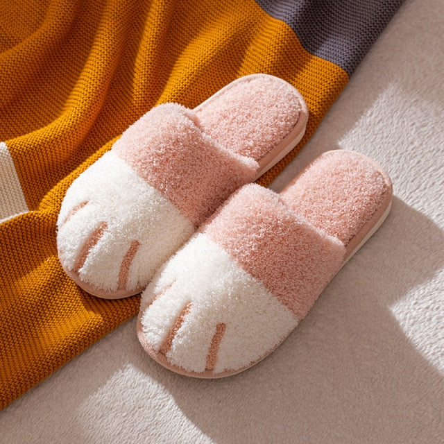 Cat Paw Flurry Soft Slippers - Nekoby Cat Paw Flurry Soft Slippers Pink 2 / 36-37