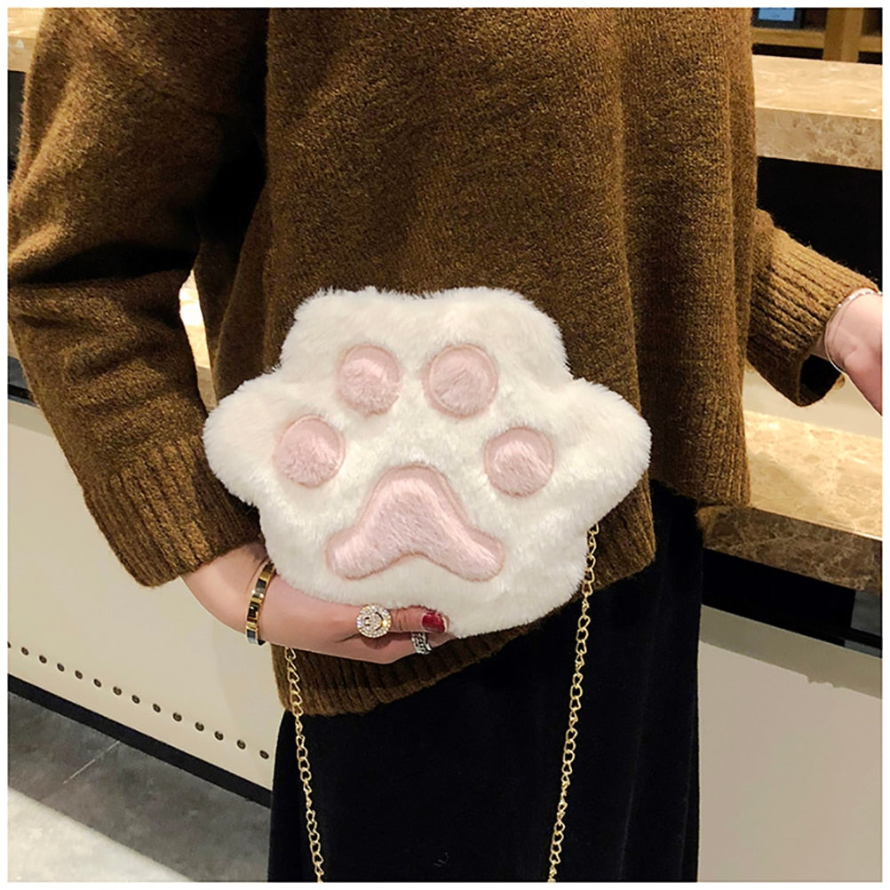 Cute Cat Paw Handbag shoulder bag - Nekoby Cute Cat Paw Handbag shoulder bag