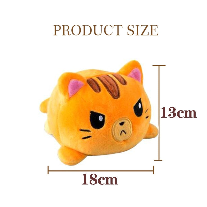 Kawaii Reversible Cat Plush Stuffed Toys - Nekoby Kawaii Reversible Cat Plush Stuffed Toys