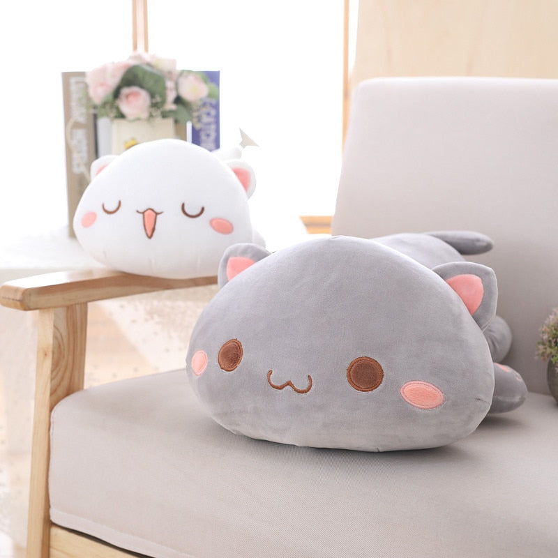 Cute Plush Cat Sitting Room Cushion (35/50/65cm) - Nekoby Cute Plush Cat Sitting Room Cushion (35/50/65cm)