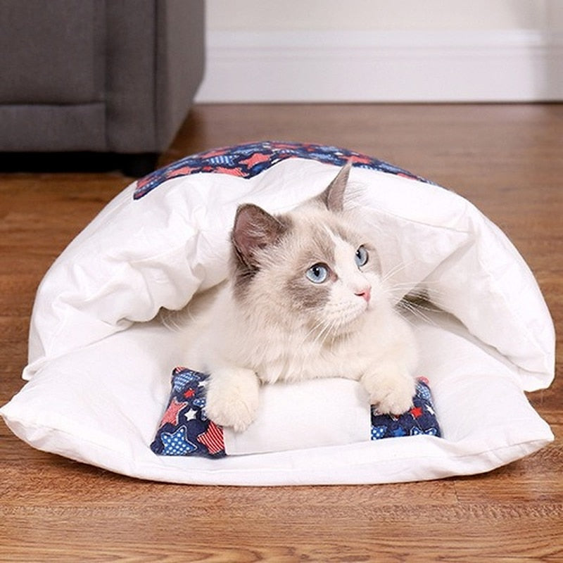 Japanese style Comfortable Sleeping Cat Bag - Nekoby Japanese style Comfortable Sleeping Cat Bag