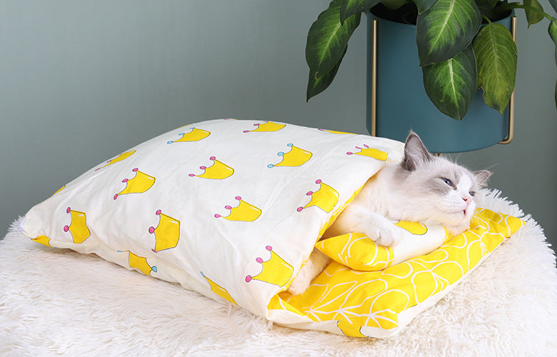 Japanese style Comfortable Sleeping Cat Bag - Nekoby Japanese style Comfortable Sleeping Cat Bag