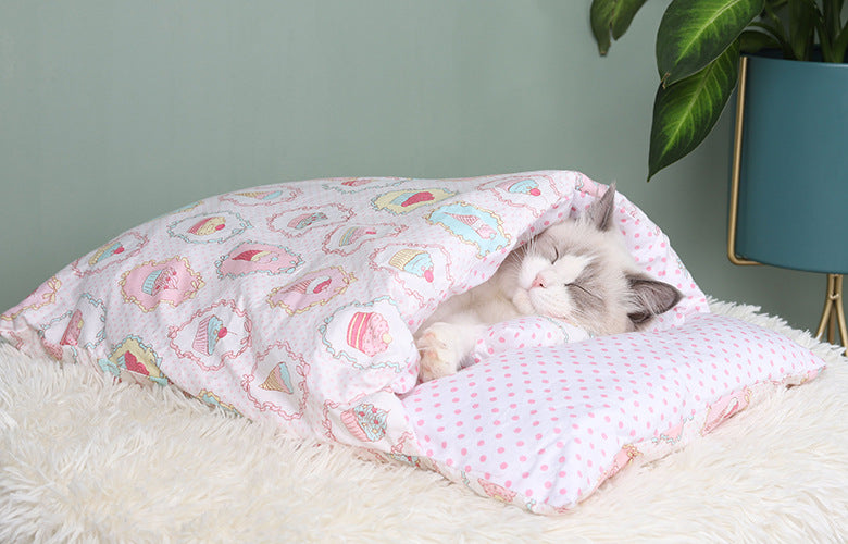 Japanese style Comfortable Sleeping Cat Bag - Nekoby Japanese style Comfortable Sleeping Cat Bag