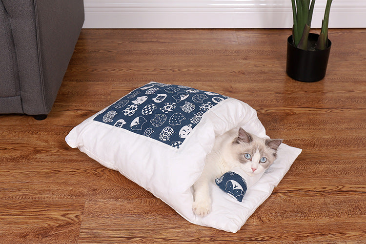 Japanese style Comfortable Sleeping Cat Bag - Nekoby Japanese style Comfortable Sleeping Cat Bag