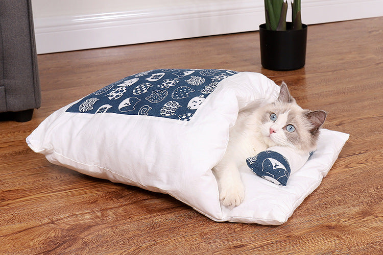 Japanese style Comfortable Sleeping Cat Bag - Nekoby Japanese style Comfortable Sleeping Cat Bag