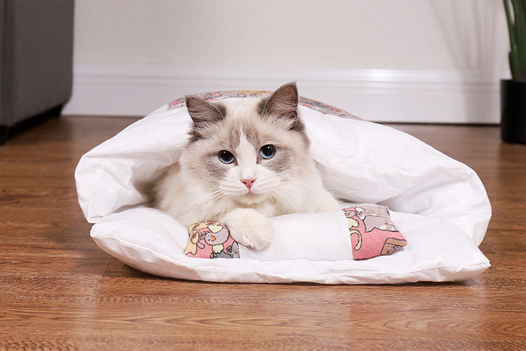 Japanese style Comfortable Sleeping Cat Bag - Nekoby Japanese style Comfortable Sleeping Cat Bag