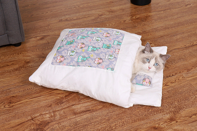 Japanese style Comfortable Sleeping Cat Bag - Nekoby Japanese style Comfortable Sleeping Cat Bag