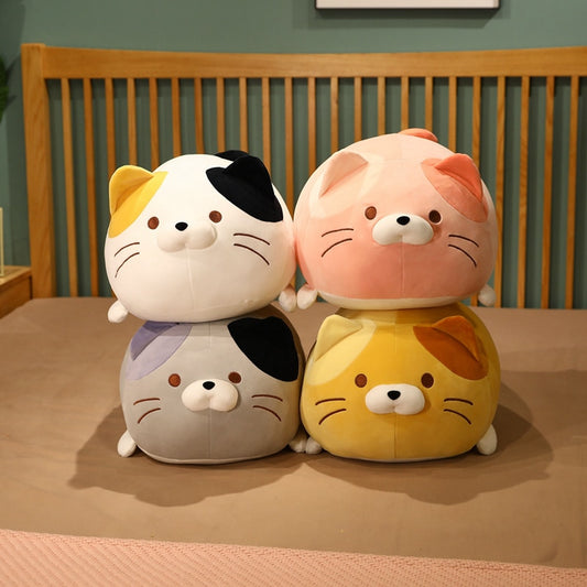 Kawaii Lovely Beard Dumpling Cat Stuffed Plush Cushion - Nekoby Kawaii Lovely Beard Dumpling Cat Stuffed Plush Cushion