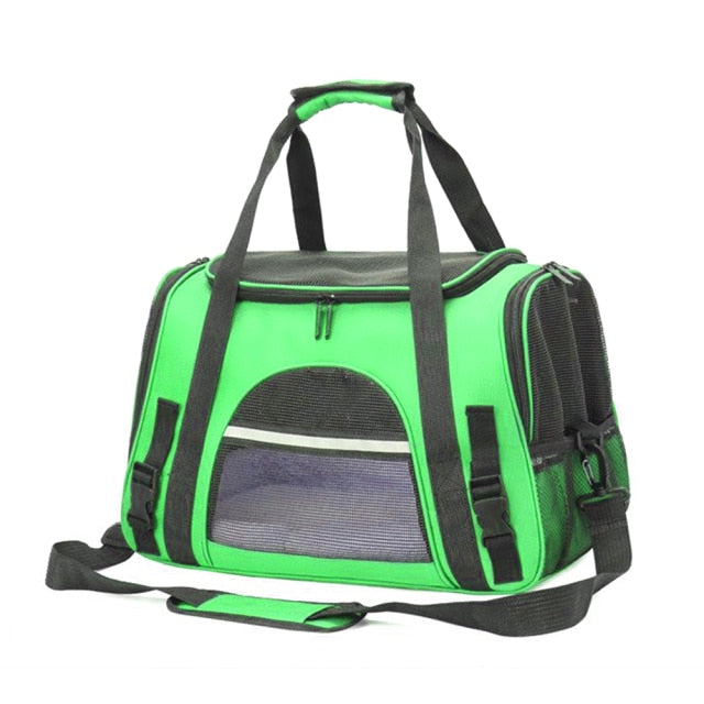 Smart Cat Foldable Carrier bag - Nekoby Smart Cat Foldable Carrier bag Green