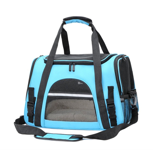 Smart Cat Foldable Carrier bag - Nekoby Smart Cat Foldable Carrier bag Blue
