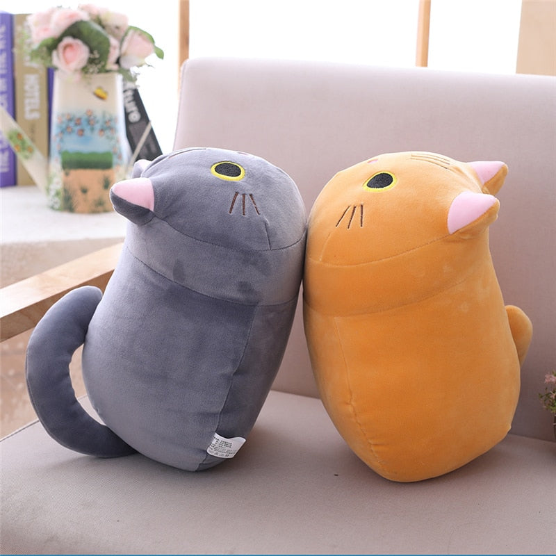 Color Cute Soft Cat Plush Pillow Sofa Cushion - Nekoby Color Cute Soft Cat Plush Pillow Sofa Cushion