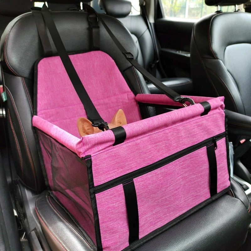 Pet Dog Carrier Car Seat Cover Pad Carry House Cat Puppy Bag Car Travel Folding Hammock Waterproof Dog Bag Basket Pets Carriers (with 4 colors) - Nekoby Pet Dog Carrier Car Seat Cover Pad Carry House Cat Puppy Bag Car Travel Folding Hammock Waterproof Dog Bag Basket Pets Carriers (with 4 colors)