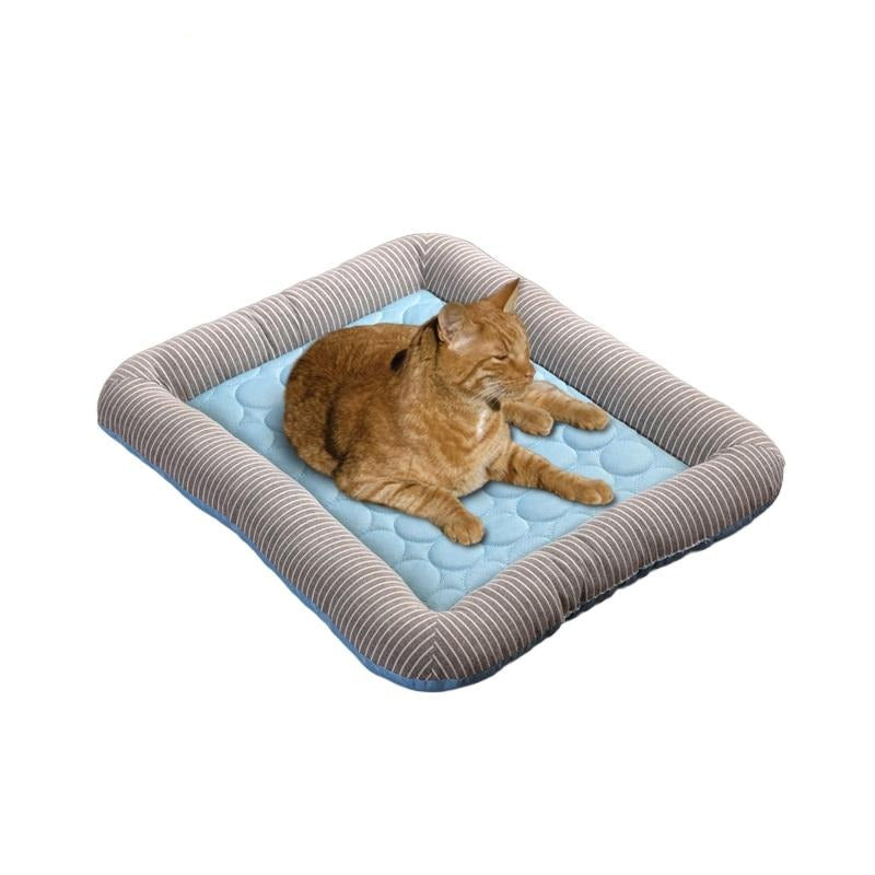 Cooling Mat Pet Ice Pad Teddy Mattress Pet Cool Mat Bed Cat Summer Keep Cool Ice Silk Cooling - Nekoby Cooling Mat Pet Ice Pad Teddy Mattress Pet Cool Mat Bed Cat Summer Keep Cool Ice Silk Cooling