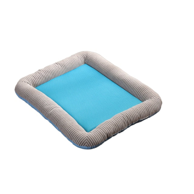 Cooling Mat Pet Ice Pad Teddy Mattress Pet Cool Mat Bed Cat Summer Keep Cool Ice Silk Cooling - Nekoby Cooling Mat Pet Ice Pad Teddy Mattress Pet Cool Mat Bed Cat Summer Keep Cool Ice Silk Cooling S3 / 78x62cm