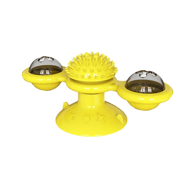 Cat Toys - Windmill - Nekoby Cat Toys - Windmill Yellow