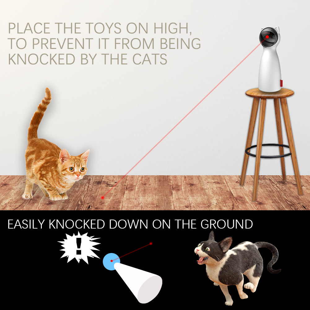 Automatic,Interactive Laser pointing Toy for cat/Kitten - Nekoby Automatic,Interactive Laser pointing Toy for cat/Kitten