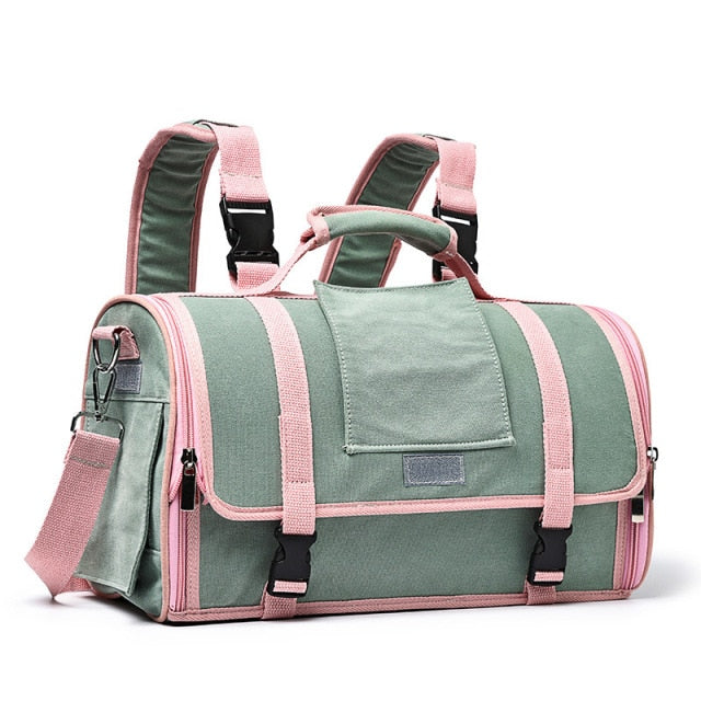 Satchet Cat Carrier Bags Breathable Pet Carriers - Nekoby Satchet Cat Carrier Bags Breathable Pet Carriers Green / L