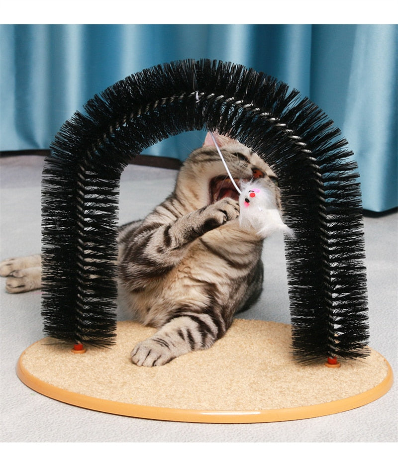Self Grooming Cat Brush Toy - Nekoby Self Grooming Cat Brush Toy