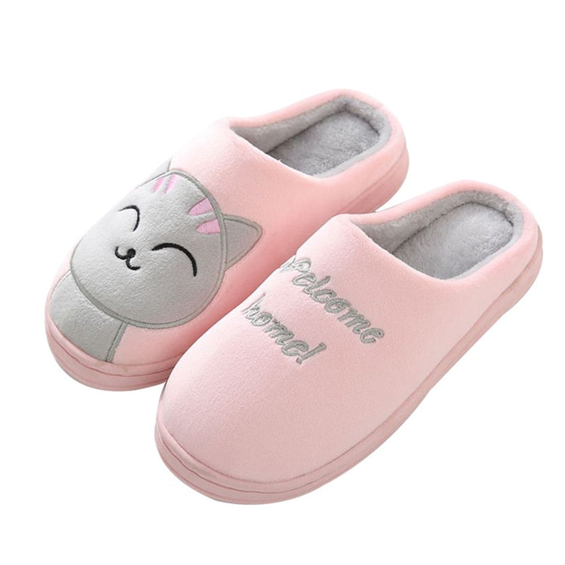 Cartoon Cat Non-slip Slippers - Nekoby Cartoon Cat Non-slip Slippers