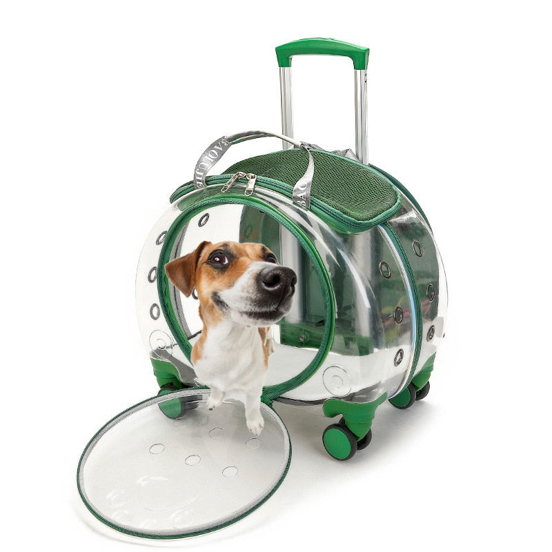 Travel Pet Trolley + Backpack 2 in 1 - Nekoby Travel Pet Trolley + Backpack 2 in 1