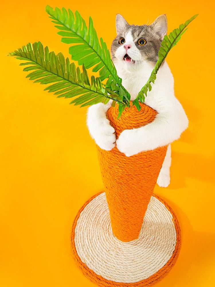 Carrot Cat Scratcher - Nekoby Carrot Cat Scratcher 30x30x43cm