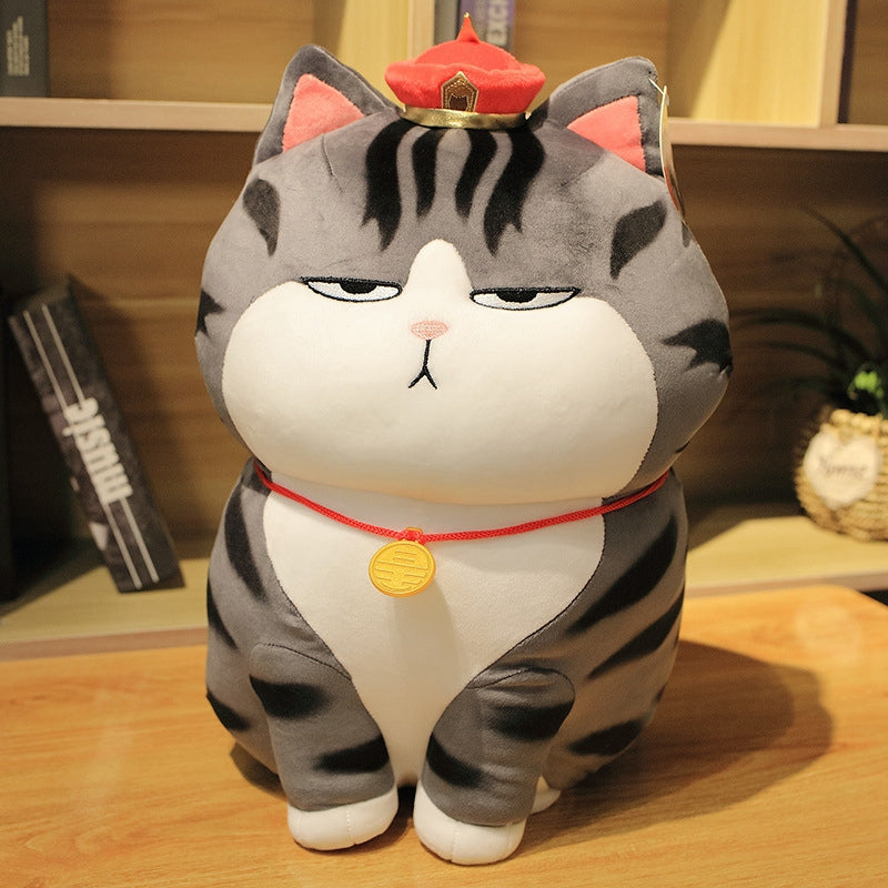 Fat Lazy Emperor Cat Plush toy - Nekoby Fat Lazy Emperor Cat Plush toy