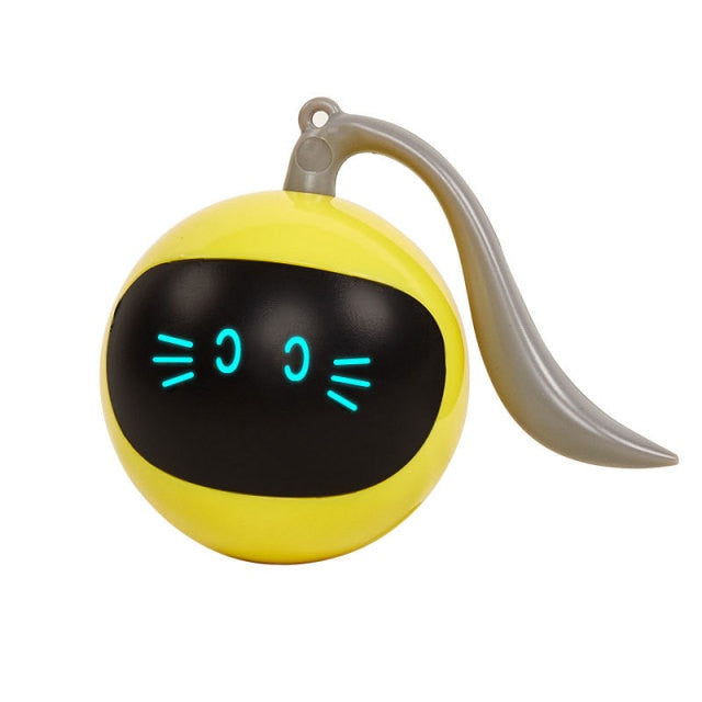 Cat Toy - Automatically Rolling Ball - Nekoby Cat Toy - Automatically Rolling Ball Yellow
