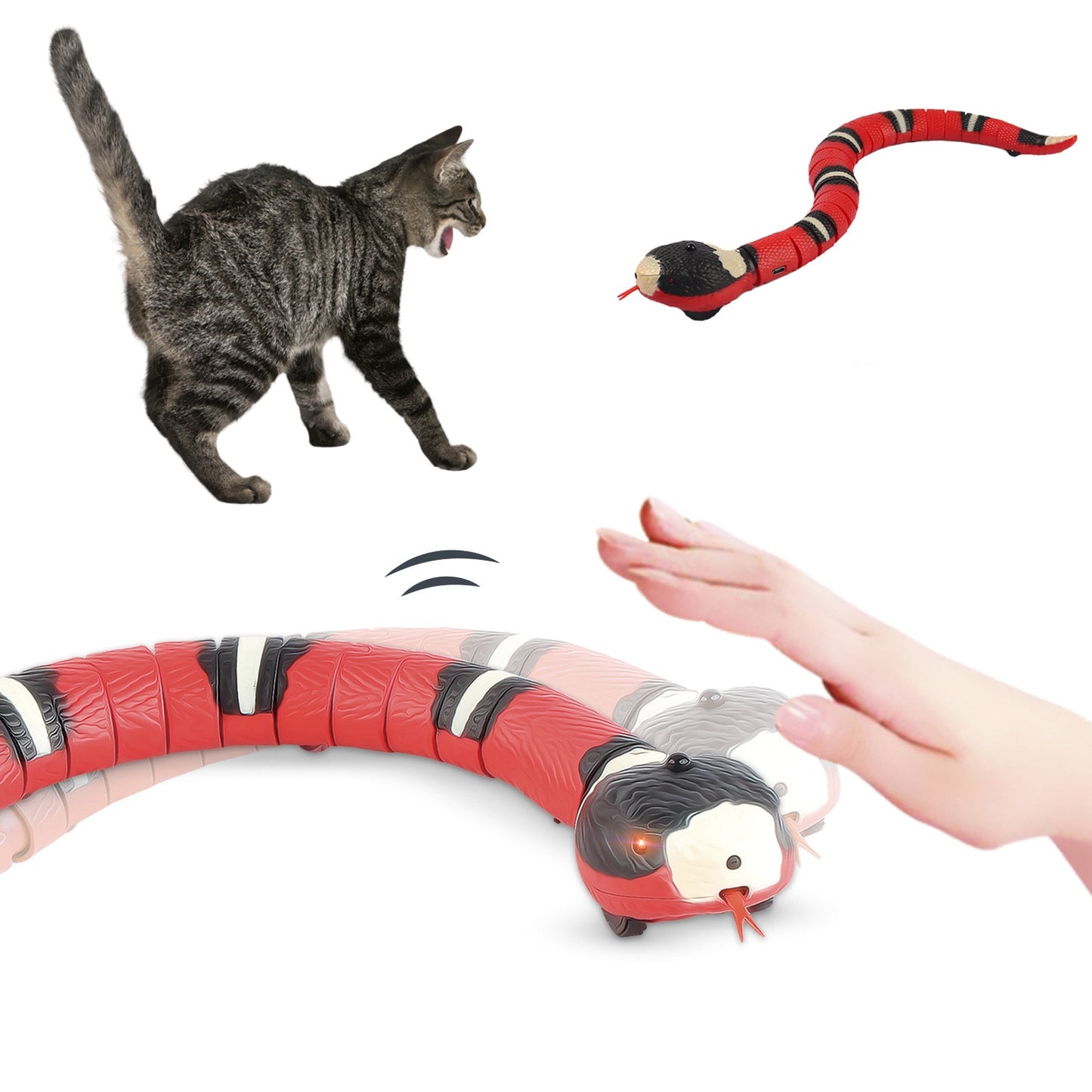 Automatic Snake Cat toy - Nekoby Automatic Snake Cat toy