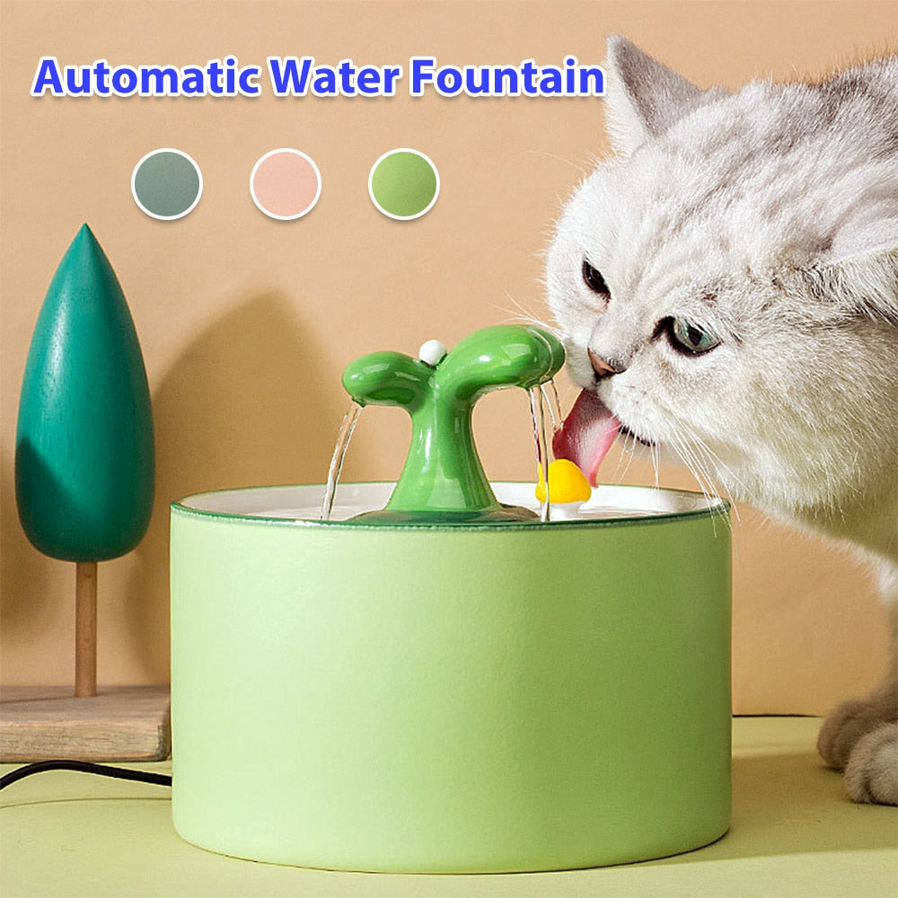 For Cats Dogs Drinking Bowl Automatic Cat Water Fountain Dispenser Pet Bowl 1/1.5L - Nekoby For Cats Dogs Drinking Bowl Automatic Cat Water Fountain Dispenser Pet Bowl 1/1.5L