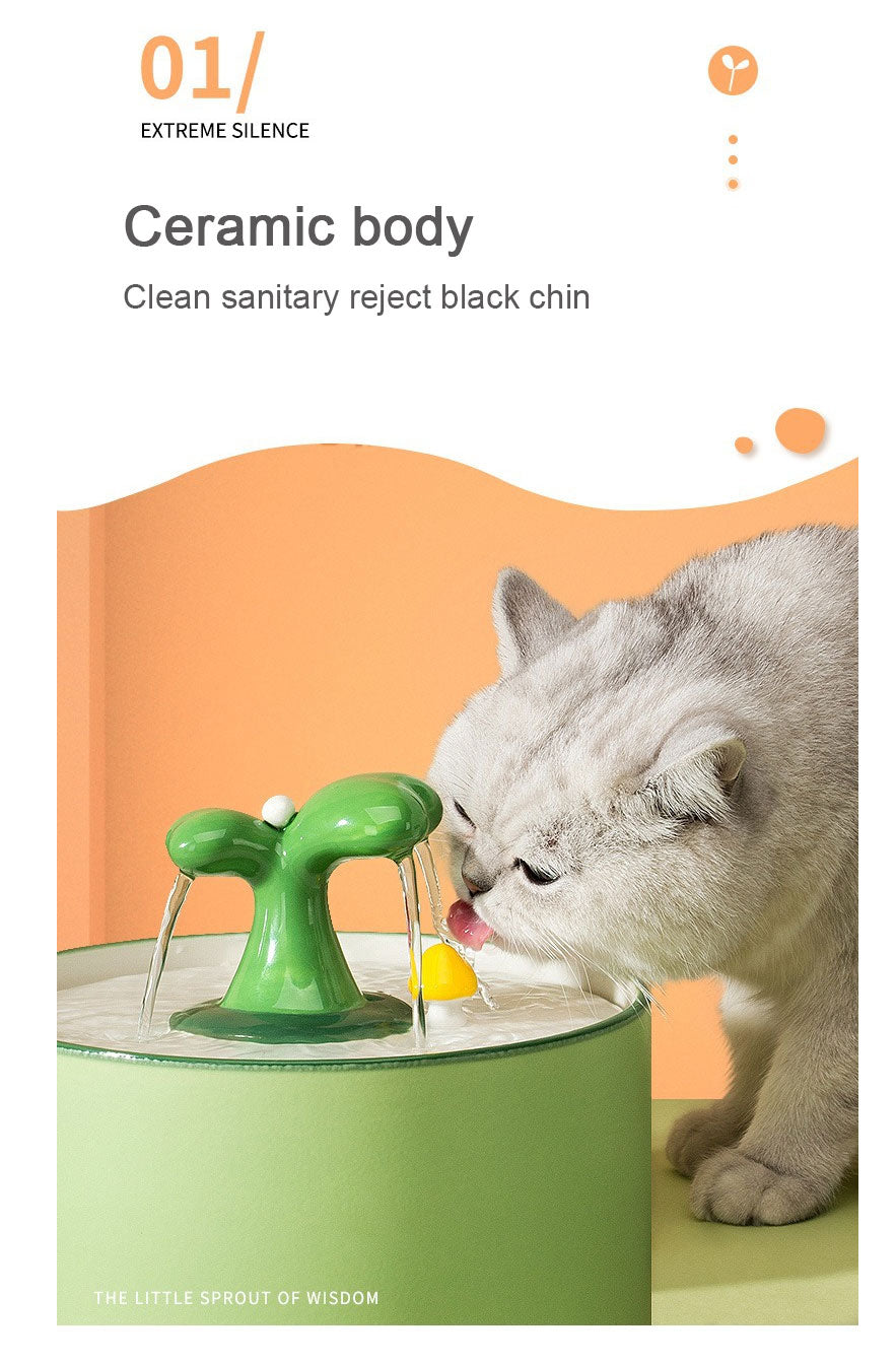 For Cats Dogs Drinking Bowl Automatic Cat Water Fountain Dispenser Pet Bowl 1/1.5L - Nekoby For Cats Dogs Drinking Bowl Automatic Cat Water Fountain Dispenser Pet Bowl 1/1.5L
