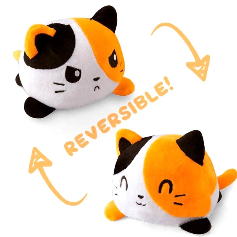 Kawaii Reversible Cat Plush Stuffed Toys - Nekoby Kawaii Reversible Cat Plush Stuffed Toys