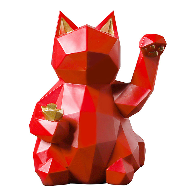 Resin Sculpture Lucky Cat Statue - Nekoby Resin Sculpture Lucky Cat Statue