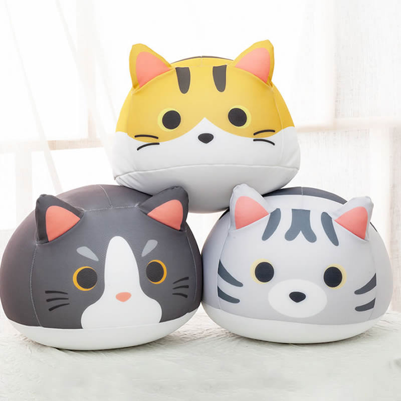 Colourful Soft Cute Plush Cat Pillow - Nekoby Colourful Soft Cute Plush Cat Pillow