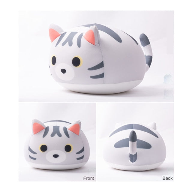 Colourful Soft Cute Plush Cat Pillow - Nekoby Colourful Soft Cute Plush Cat Pillow L / 32x22CM