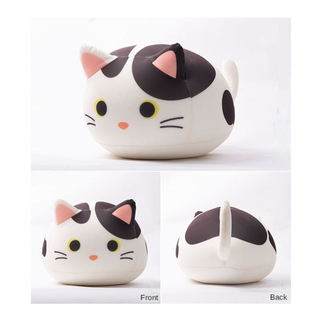 Colourful Soft Cute Plush Cat Pillow - Nekoby Colourful Soft Cute Plush Cat Pillow O / 32x22CM
