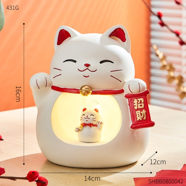 Japan Lucky Cat House Decoration - Nekoby Japan Lucky Cat House Decoration 16cm-Lucky Cat A