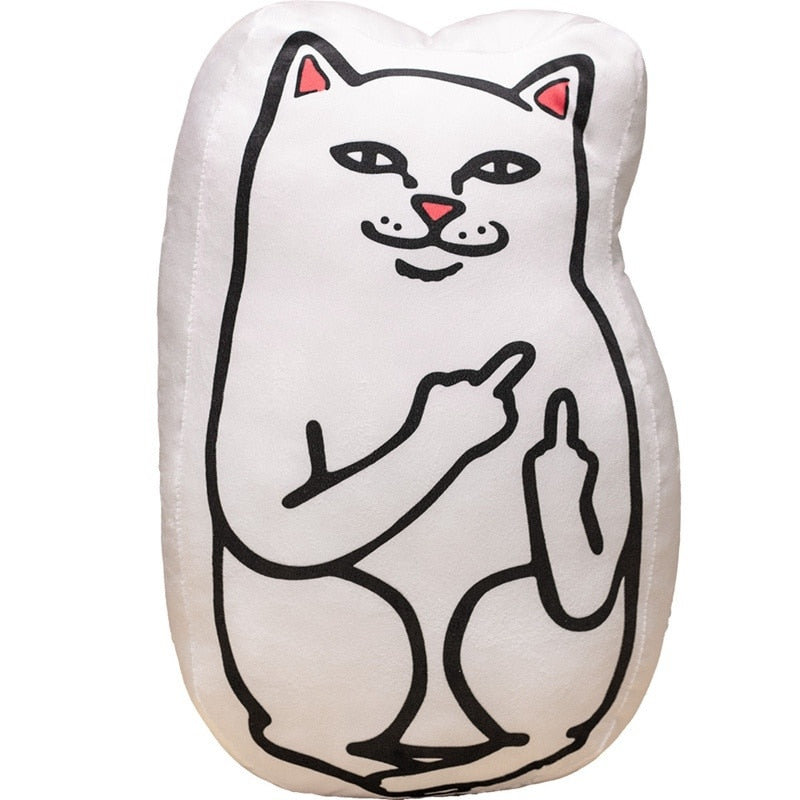 Cat with attitude Cartoon Plush cushion - Nekoby Cat with attitude Cartoon Plush cushion