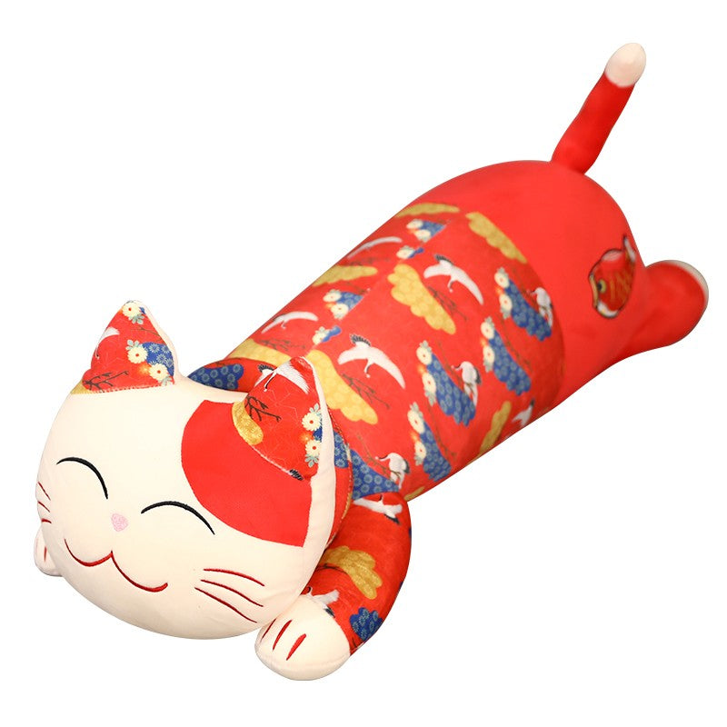 Colorful Oriental Cartoon Plush Long Throw Pillow Plush Toy - Nekoby Colorful Oriental Cartoon Plush Long Throw Pillow Plush Toy