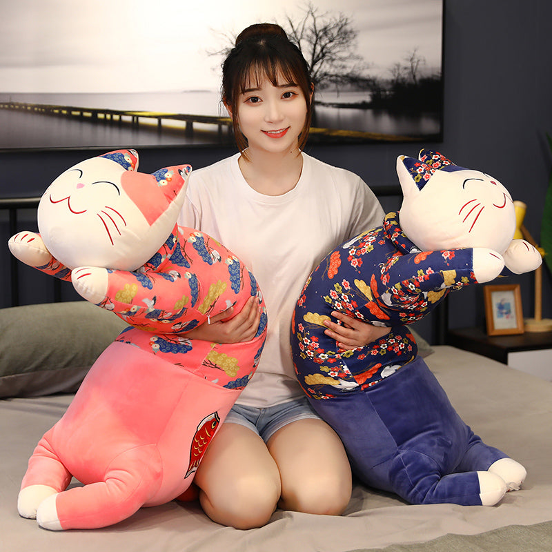 Colorful Oriental Cartoon Plush Long Throw Pillow Plush Toy - Nekoby Colorful Oriental Cartoon Plush Long Throw Pillow Plush Toy